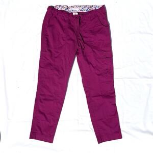 Koi Stretch Cargo Scrub Pants Medium Petite Magenta Purple